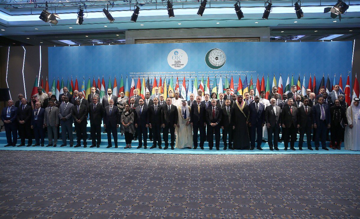 Meeting of the Organisation of Islamic Cooperation (OIC) in Istanbul, Turkey, March 22, 2019.