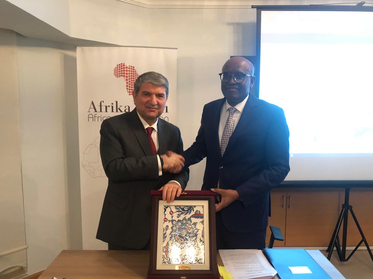 Presentation by the ambassador of Djibouti H.E.M Aden Houssein Abdillahi  at  the Africa Academic in Ankara